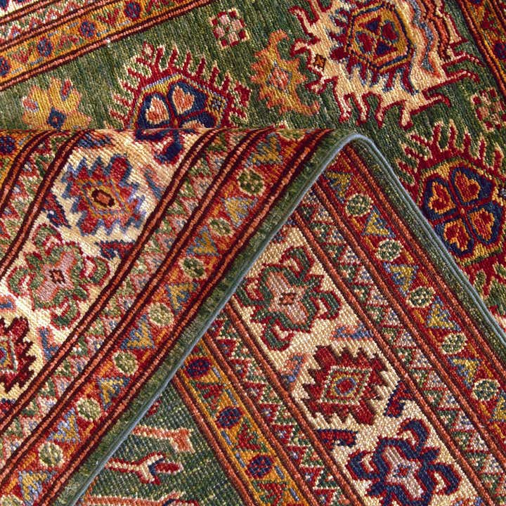 3' 5 x 5' Hand Knotted Kazak Rug