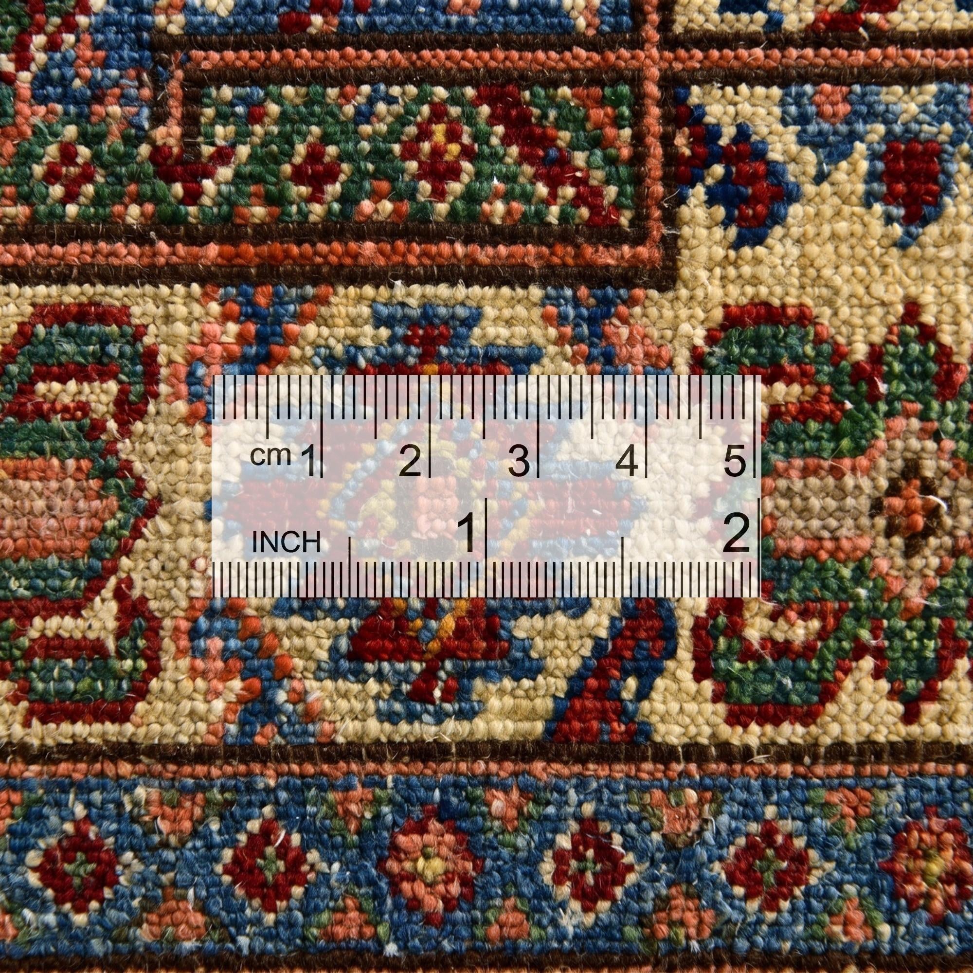 3' 5 x 5' Hand Knotted Kazak Rug