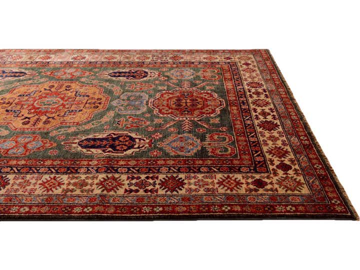 4' 11 x 6' 6 Hand Knotted Kazak Rug