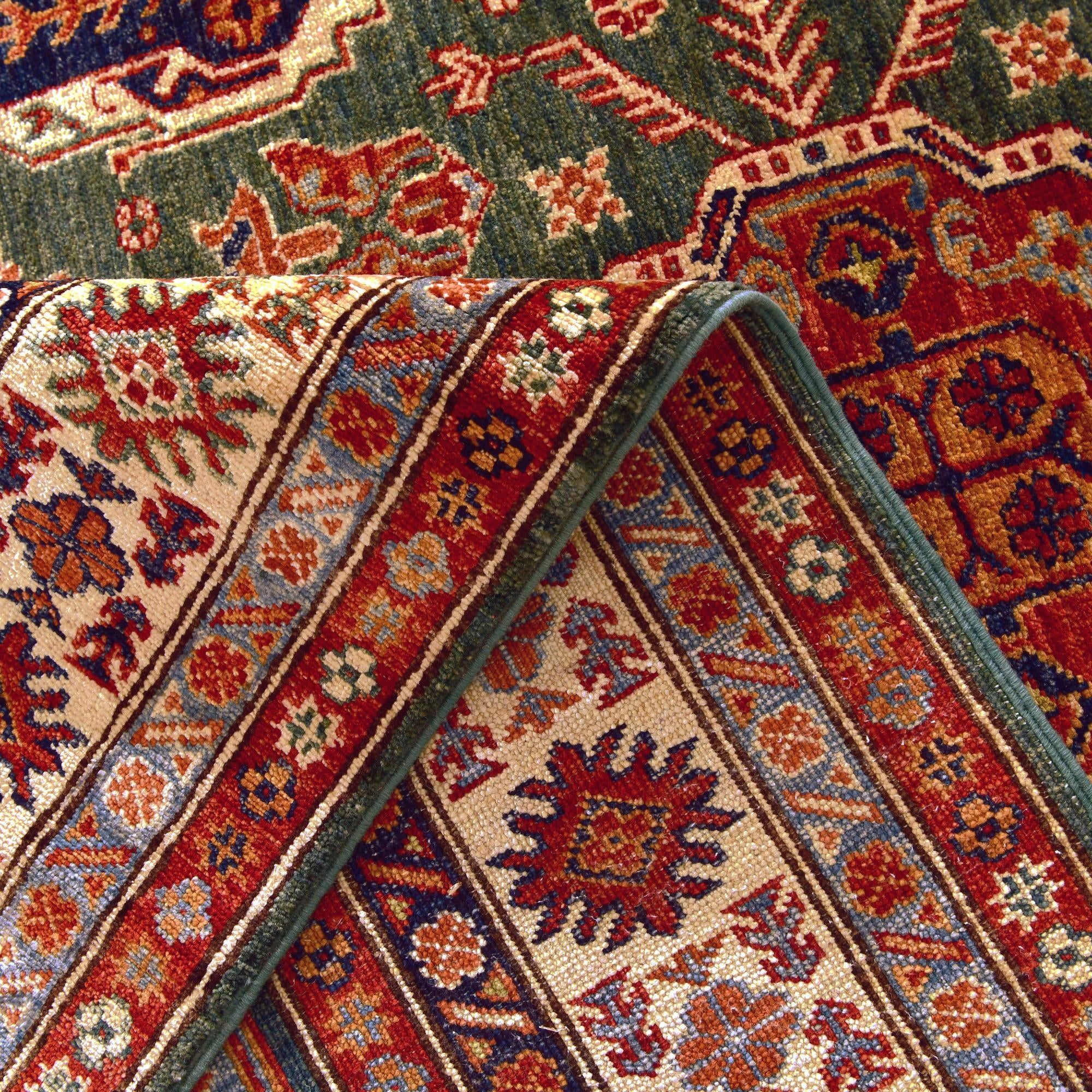 4' 11 x 6' 6 Hand Knotted Kazak Rug