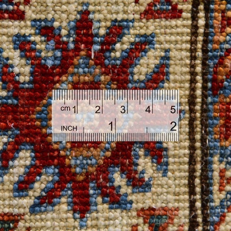 Detail image of 4' 11 x 6' 6 Hand Knotted Kazak Rug