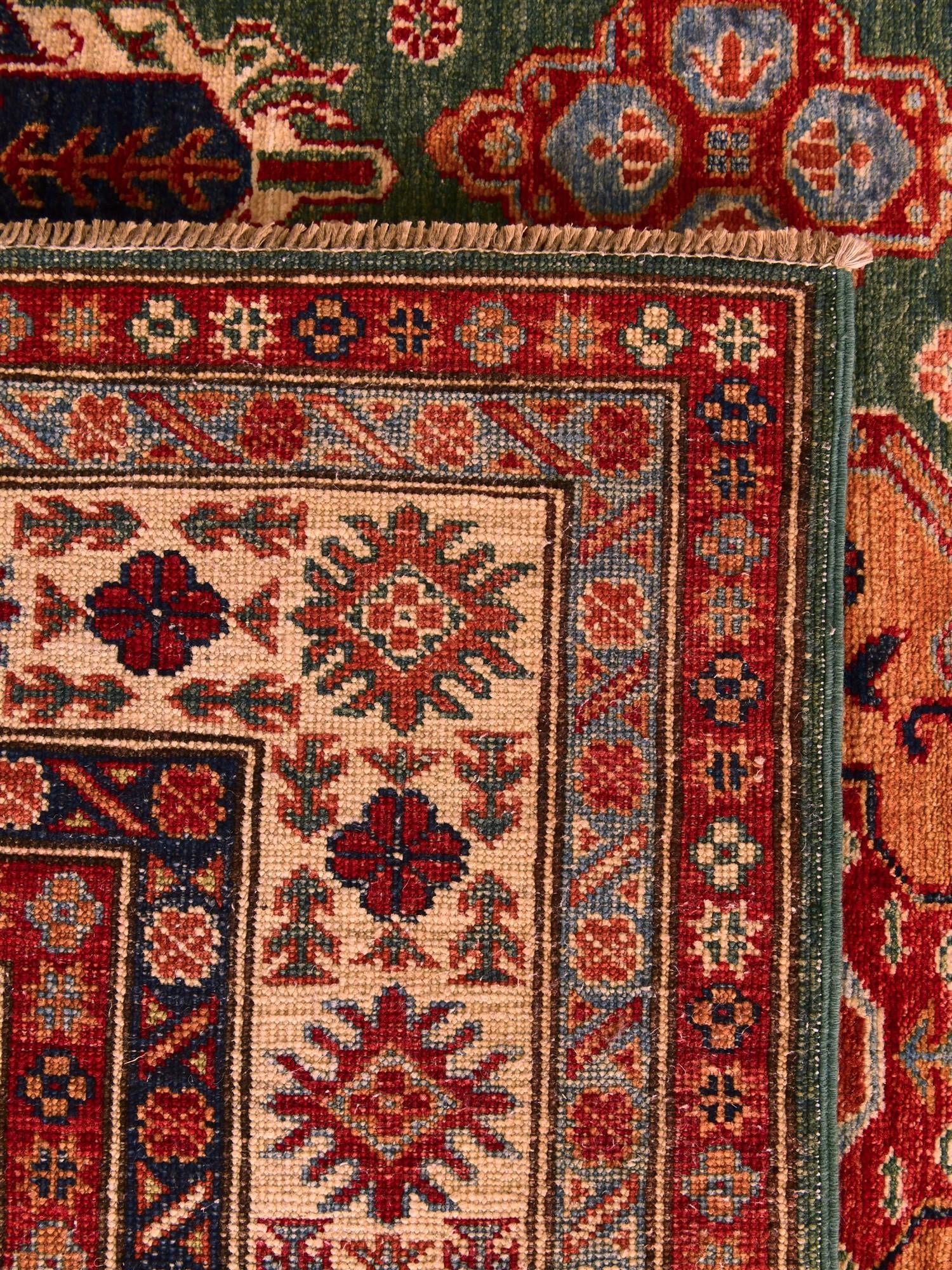 150cm x 195cm Hand Knotted Kazak Rug