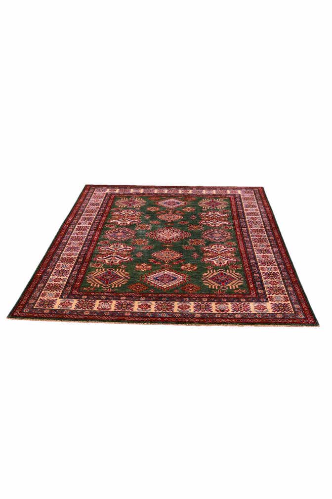 5' x 6' 6 Hand Knotted Kazak Rug