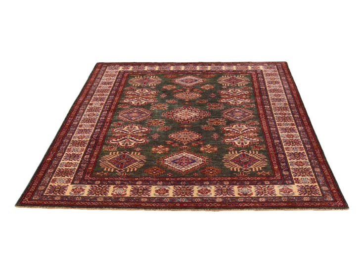 Detail image of 5' x 6' 6 Hand Knotted Kazak Rug