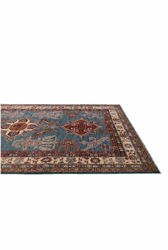 5' x 6' 7 Hand Knotted Kazak Rug