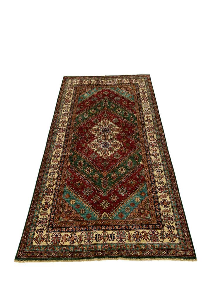 5' 9 x 7' 9 Hand Knotted Kazak Rug