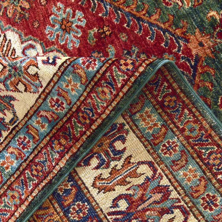 5' 9 x 7' 9 Hand Knotted Kazak Rug