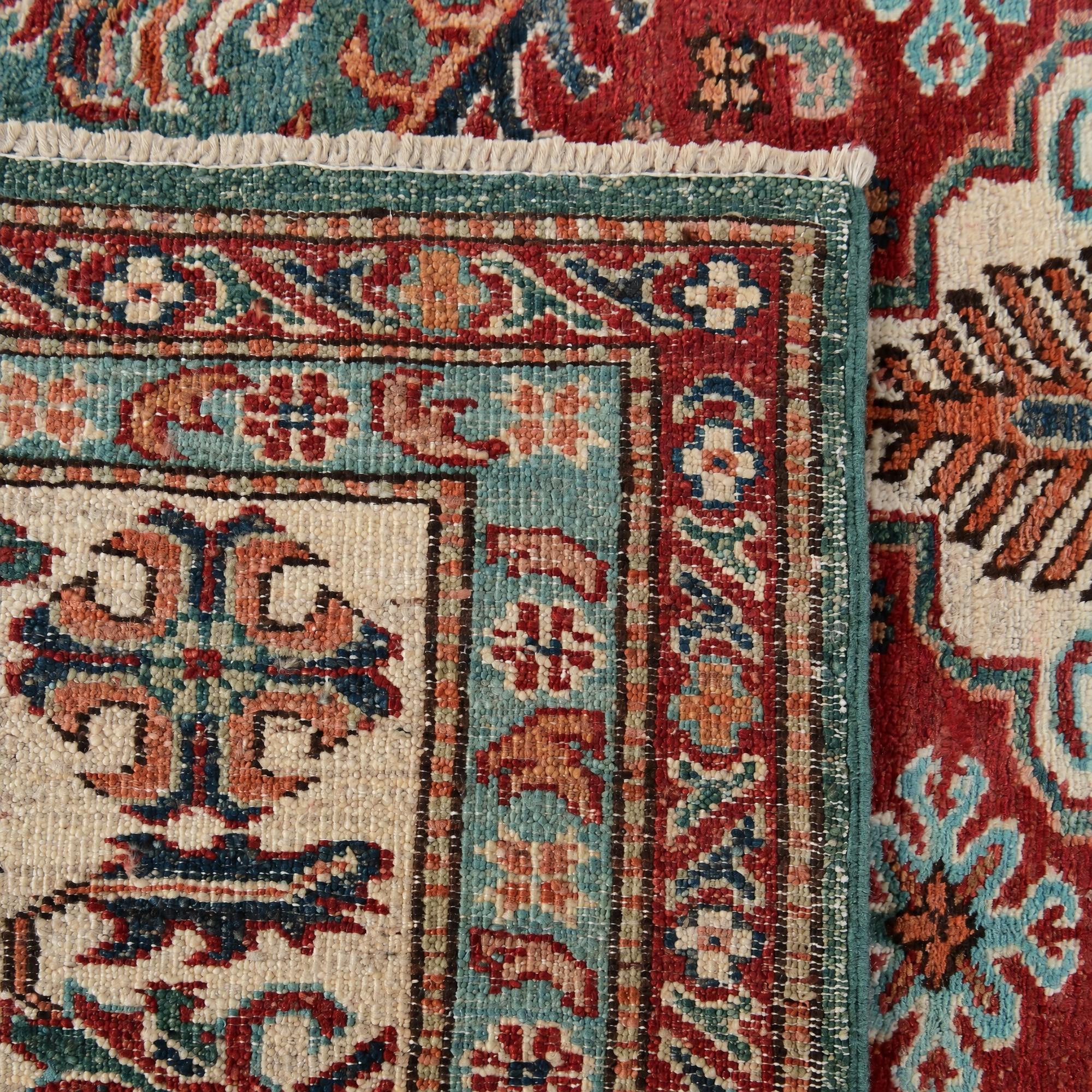 175cm x 235cm anudado a mano Kazak Alfombra