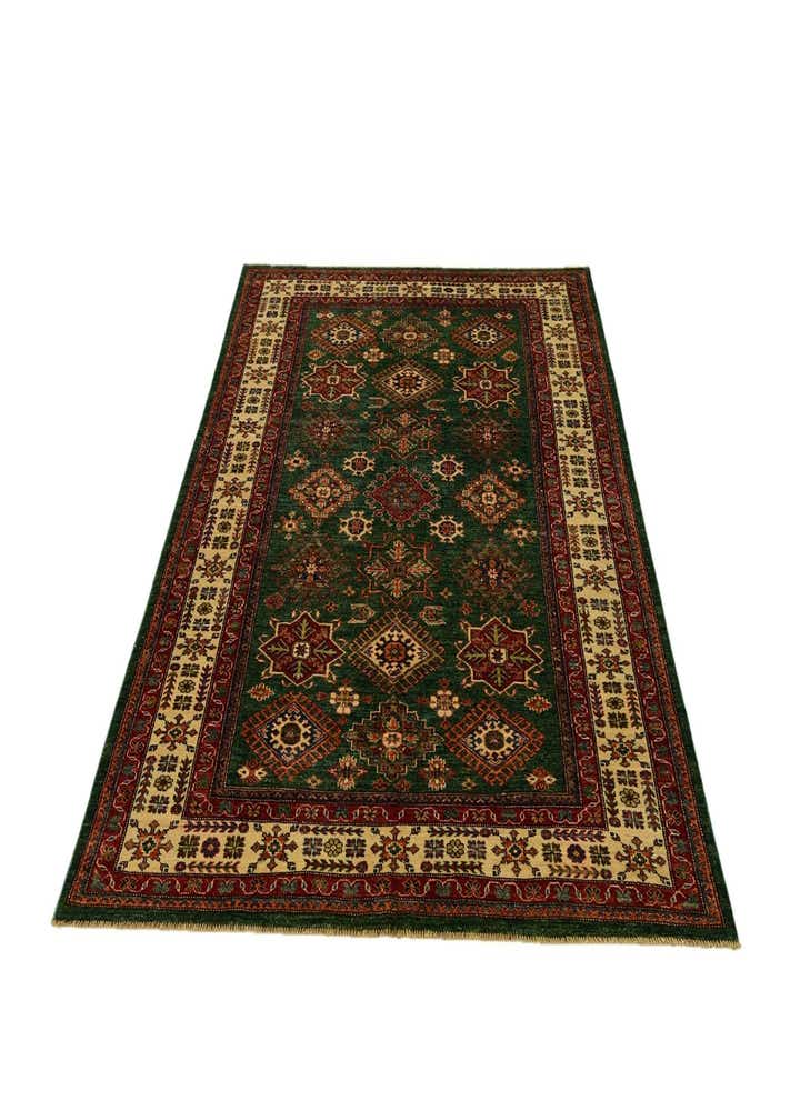 5' 9 x 7' 4 Hand Knotted Kazak Rug