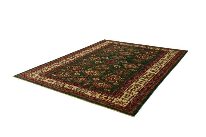 5' 9 x 7' 4 Hand Knotted Kazak Rug