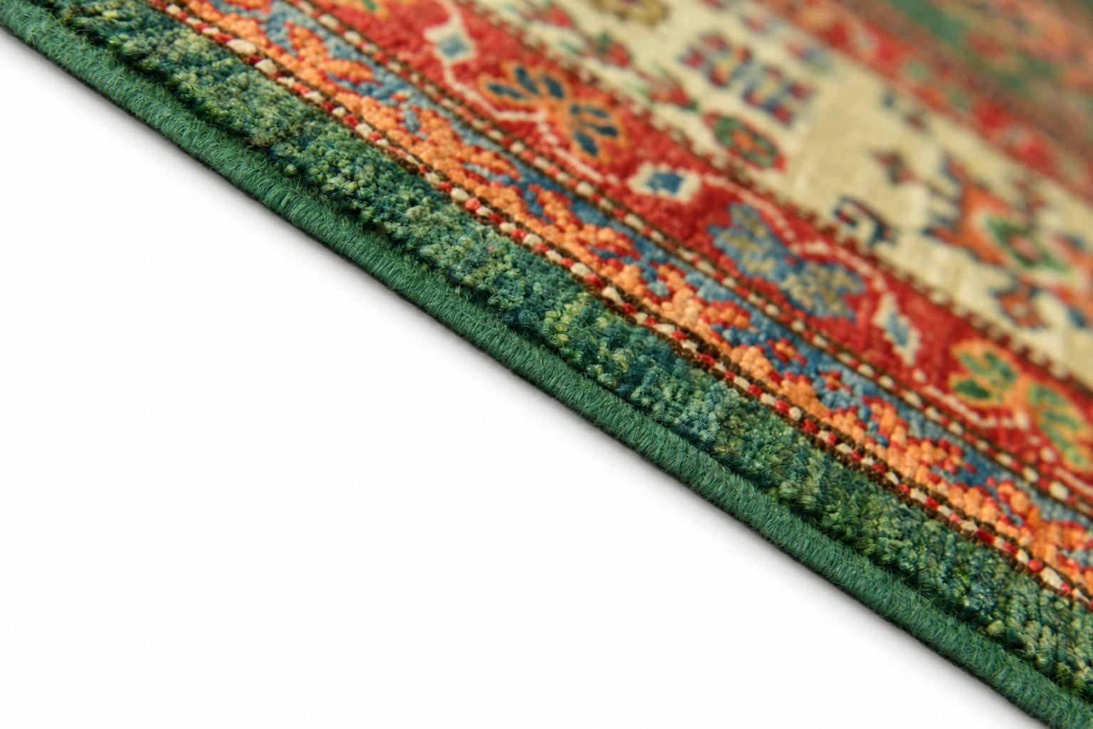 175cm x 225cm Hand Knotted Kazak Rug