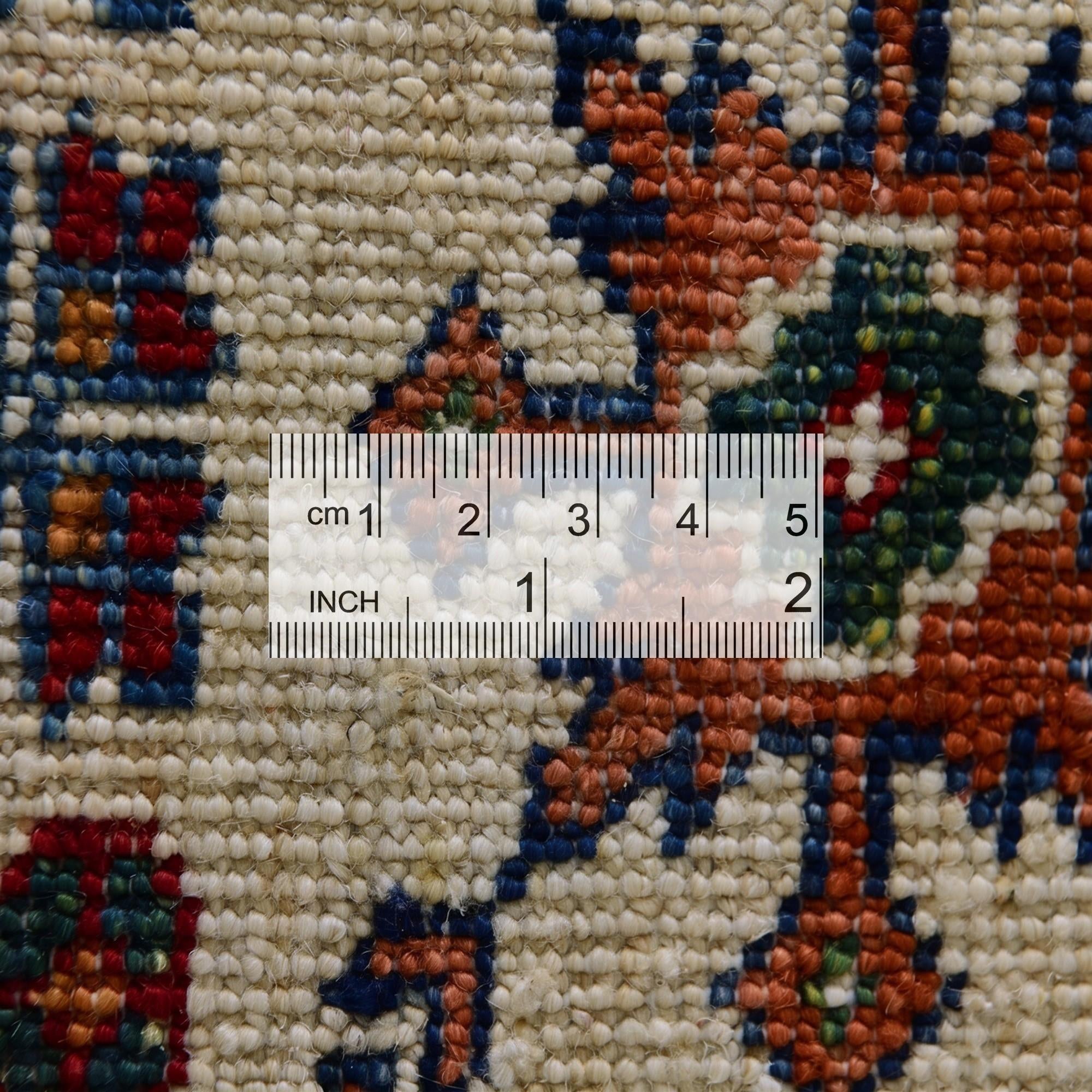 5' 9 x 7' 4 Hand Knotted Kazak Rug