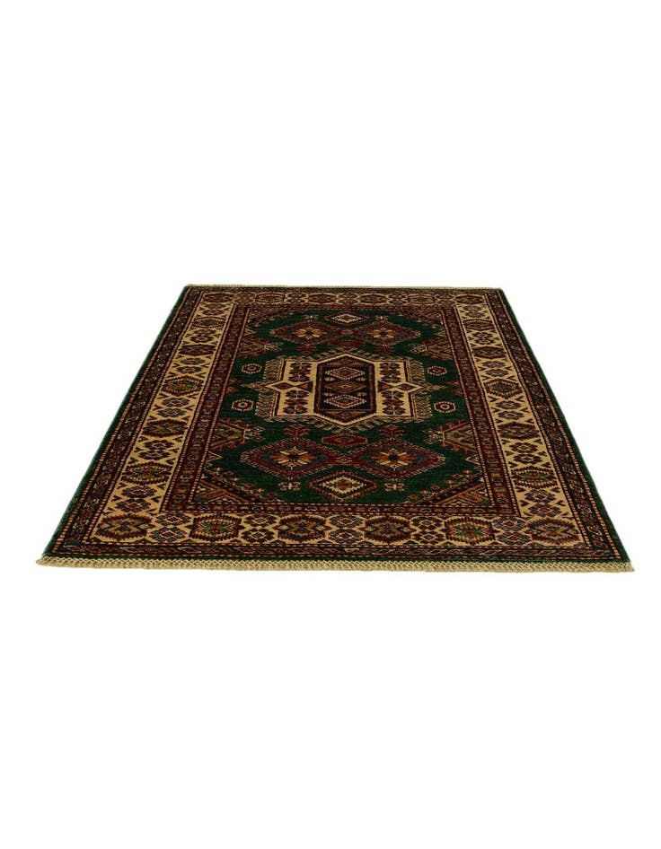Detail image of 3' 5 x 4' 9 Hand Knotted Kazak Rug