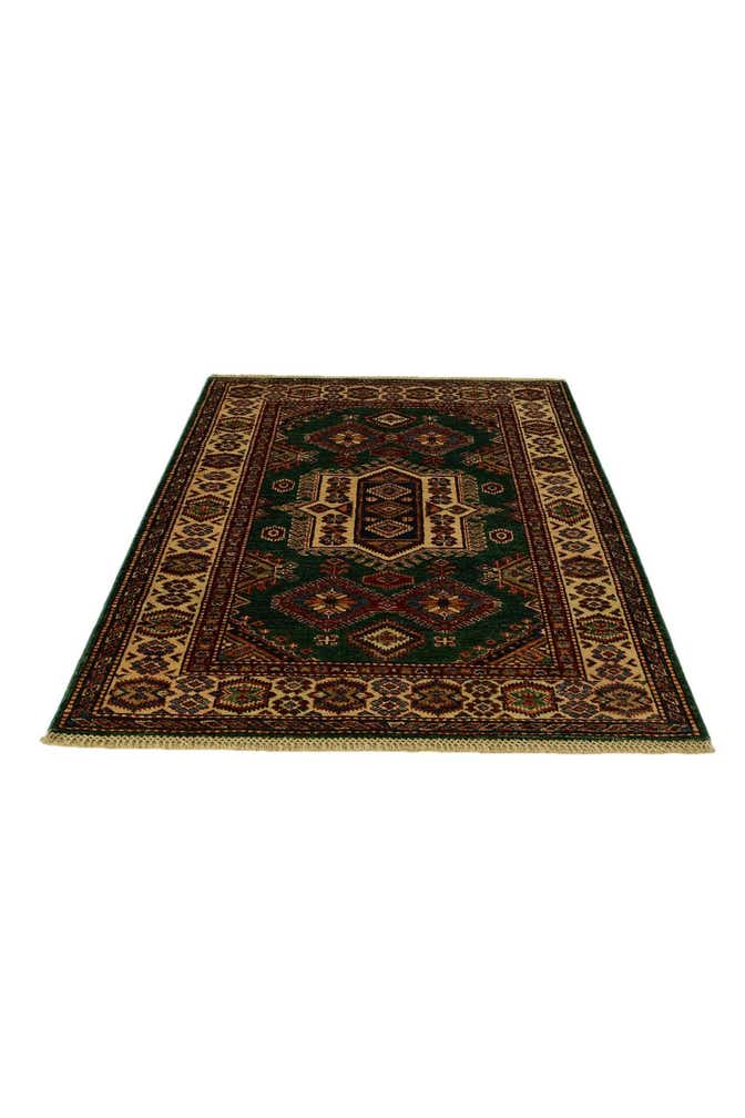 3' 5 x 4' 9 Hand Knotted Kazak Rug