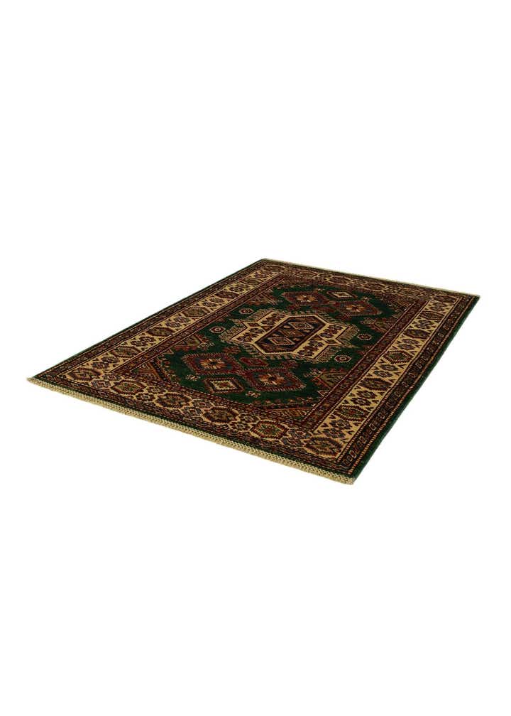 3' 5 x 4' 9 Hand Knotted Kazak Rug