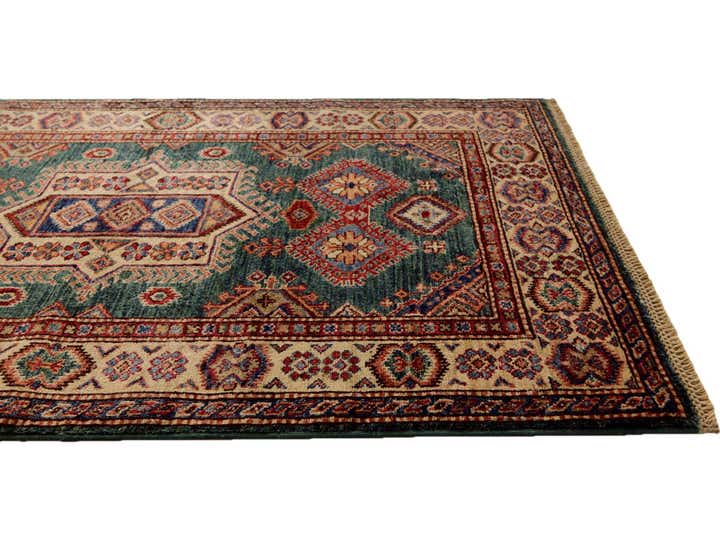 3' 5 x 4' 9 Hand Knotted Kazak Rug