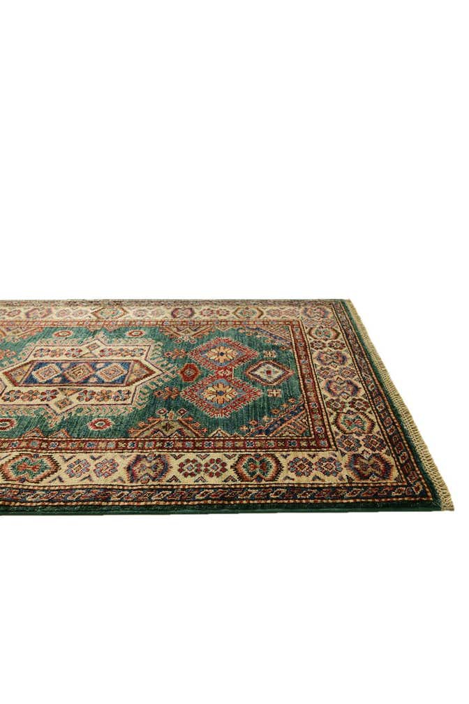3' 5 x 4' 9 Hand Knotted Kazak Rug