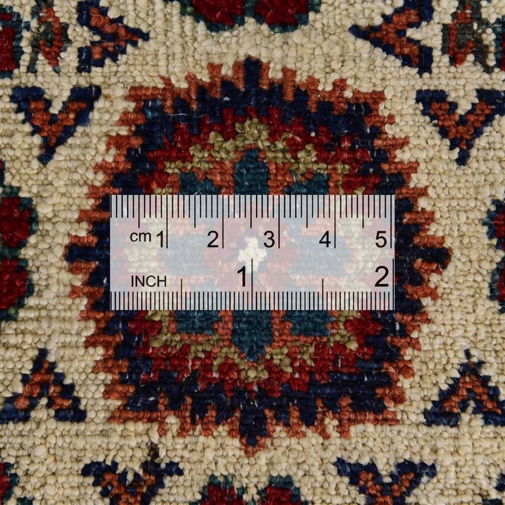 Detail image of 3' 5 x 4' 9 Hand Knotted Kazak Rug