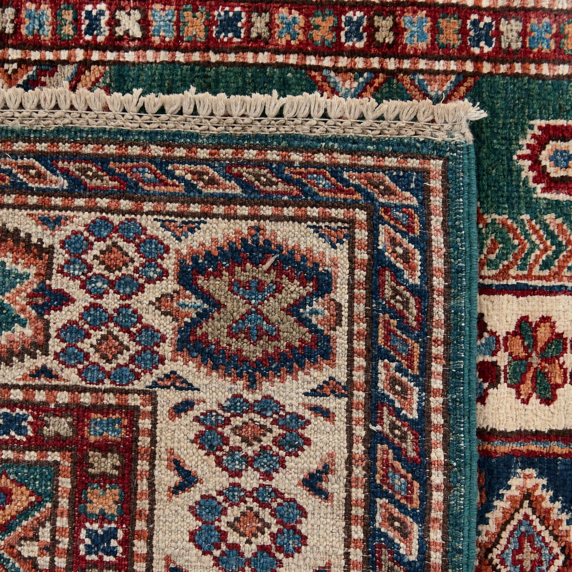 105cm x 145cm Hand Knotted Kazak Rug