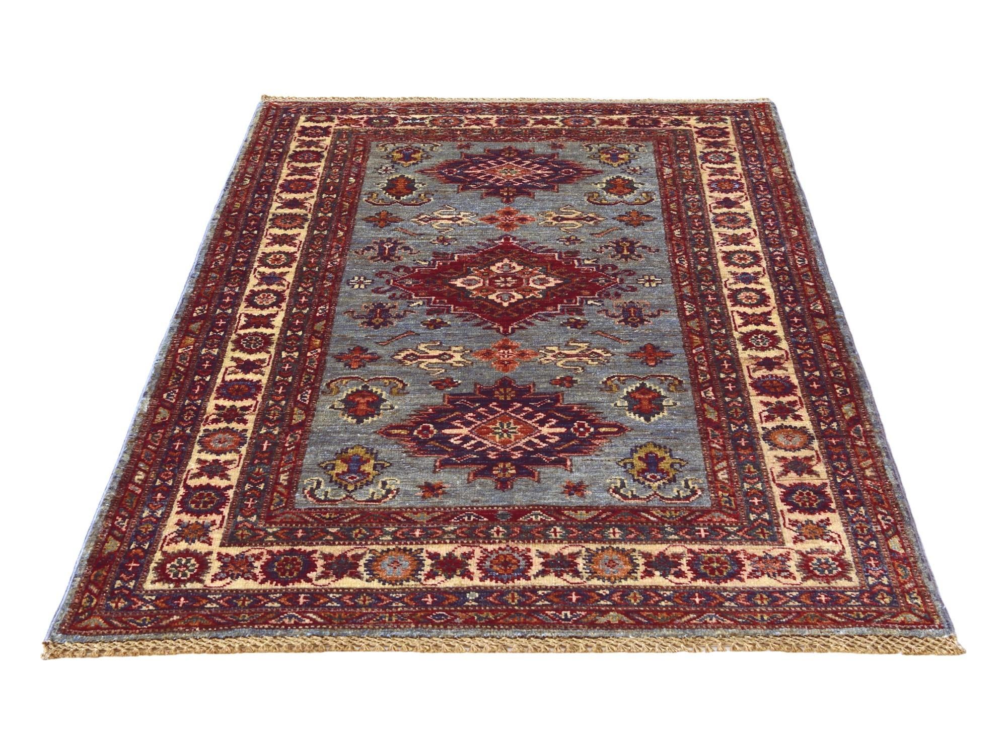 3' 3 x 5' 1 Hand Knotted Kazak Rug