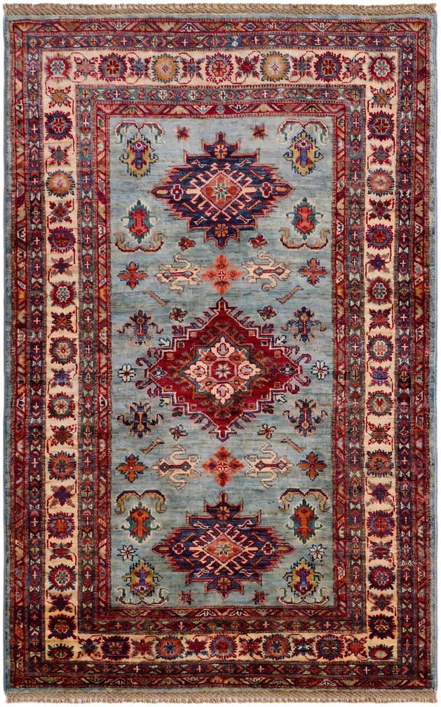 3' 3 x 5' 1 Hand Knotted Kazak Rug