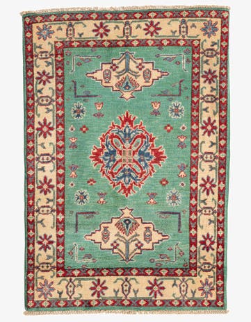 2' 10 x 4' 2 Hand Knotted Kazak Rug