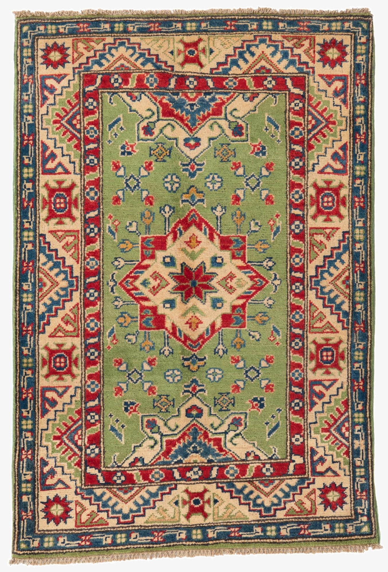2' 9 x 4' 2  Hand Knotted Kazak Rug