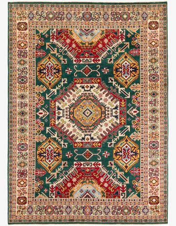 8' 3 x 11' 4 Hand Knotted Kazak Rug