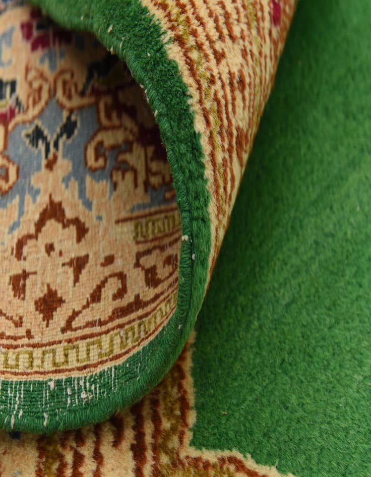 Detail image of 9' 3 x 12' 3  Hand Knotted Kerman Persian Wool Rug