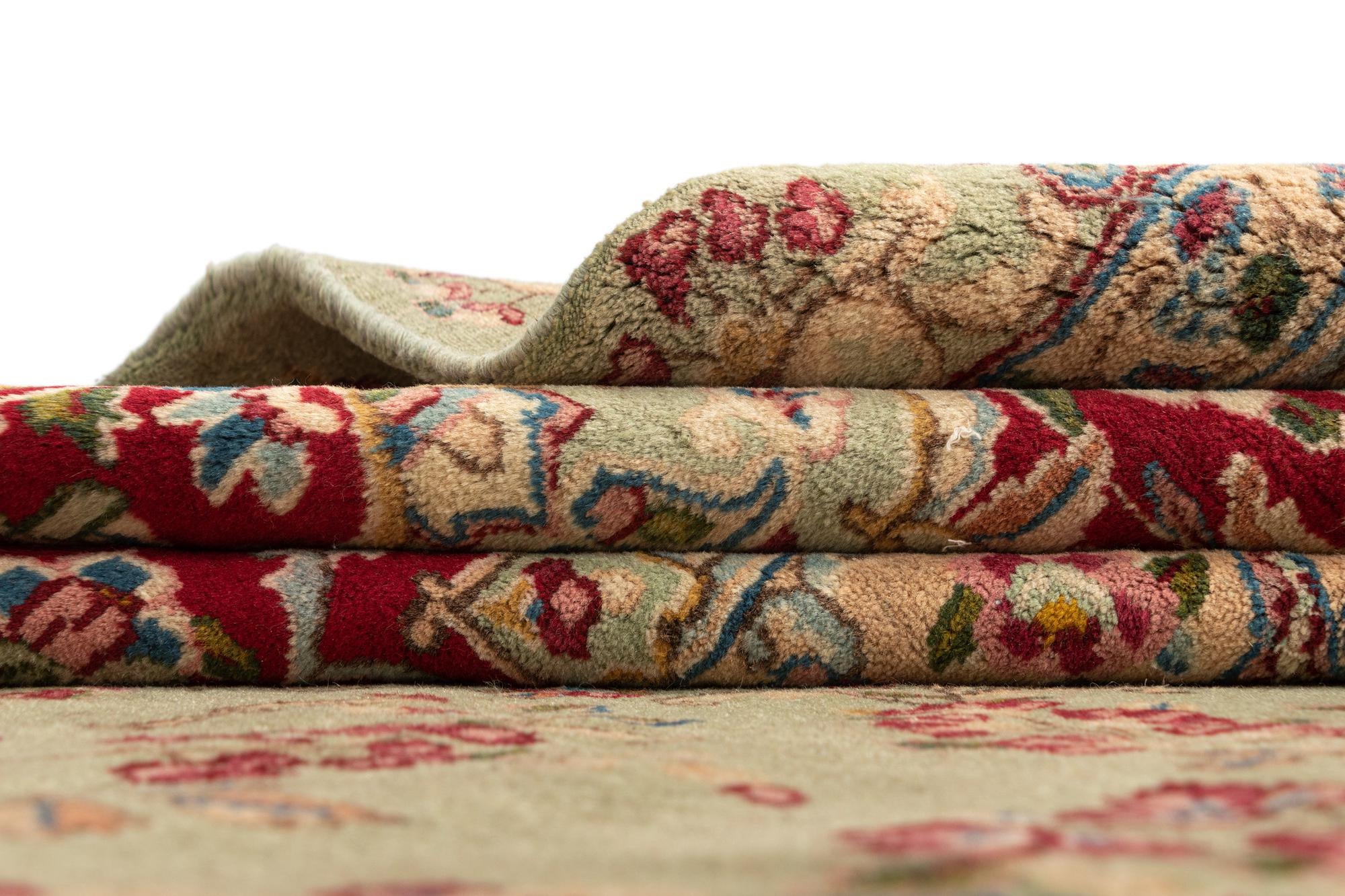 9' 7 x 12' 4 Kerman Wool Rug