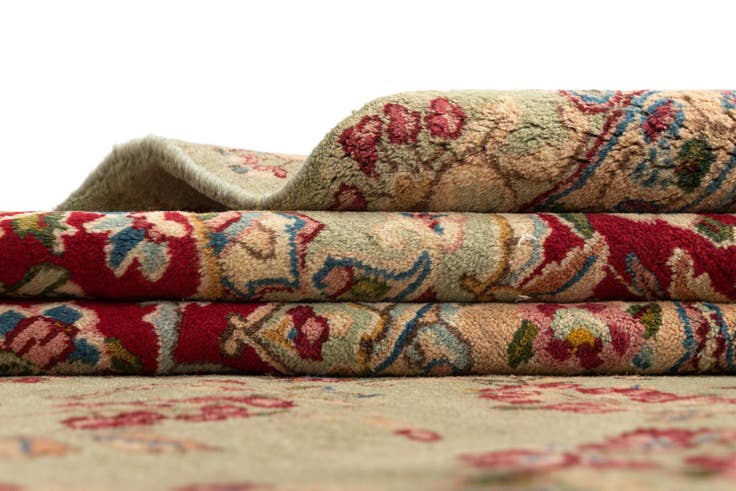 Detail image of 9' 7 x 12' 4 Kerman Wool Rug
