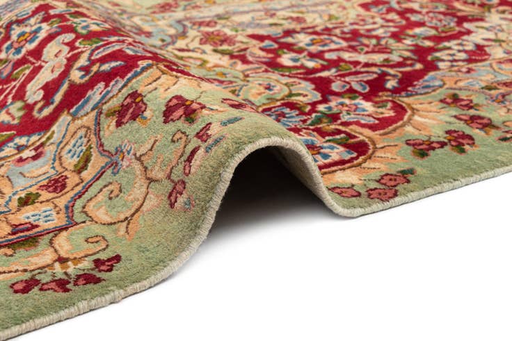 Detail image of 9' 7 x 12' 4 Kerman Wool Rug