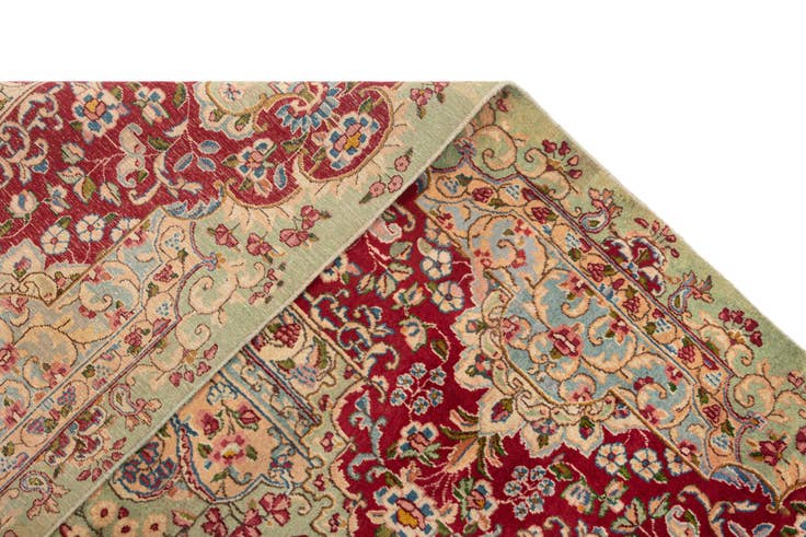 Detail image of 9' 7 x 12' 4 Kerman Wool Rug