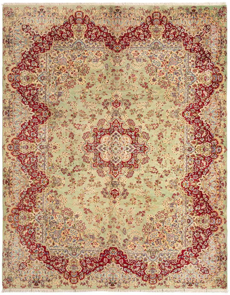 Detail image of 9' 7 x 12' 4 Kerman Wool Rug