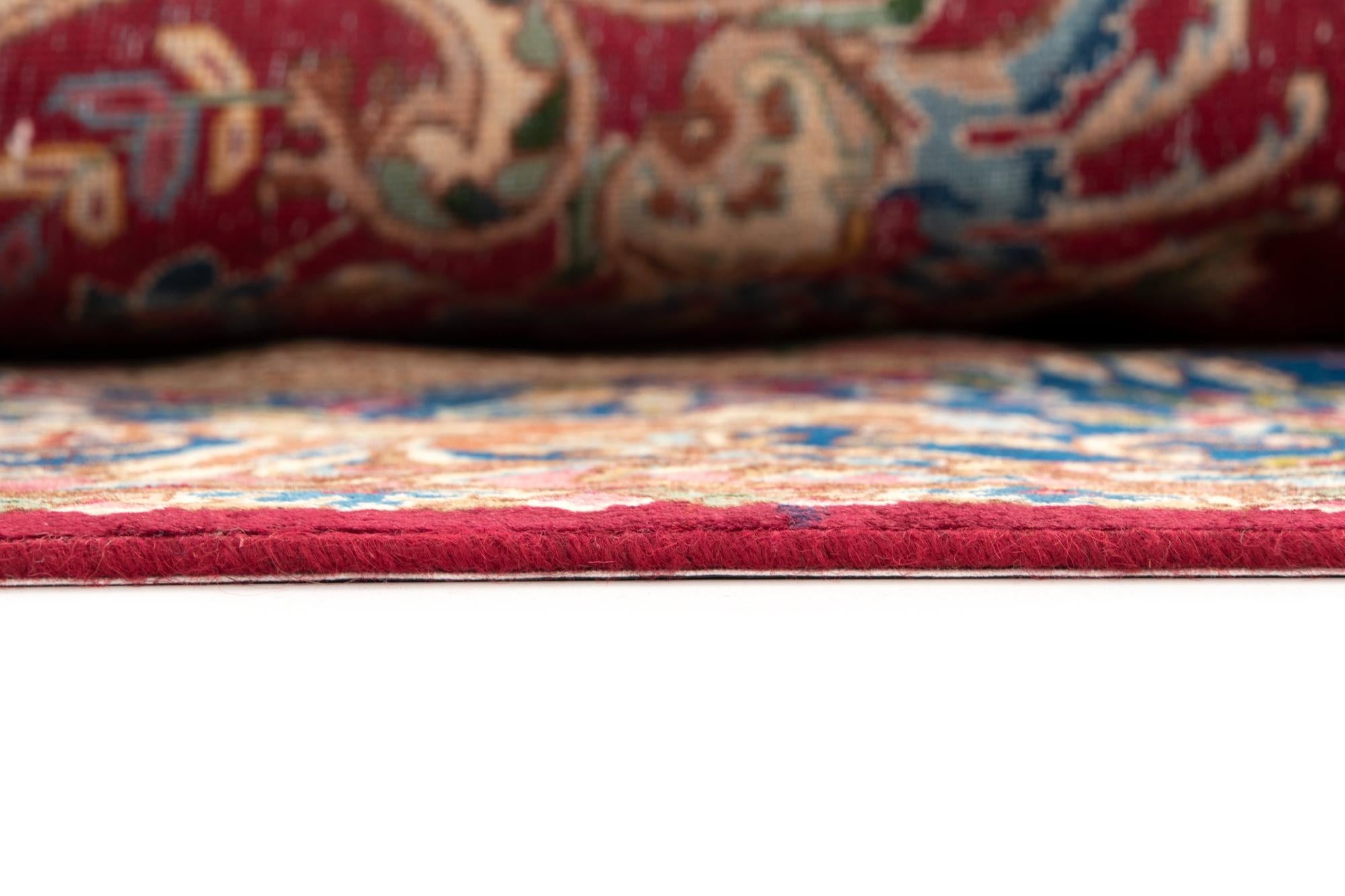 9' 7 x 12' 10 Hand Knotted Kerman Persian Wool Rug