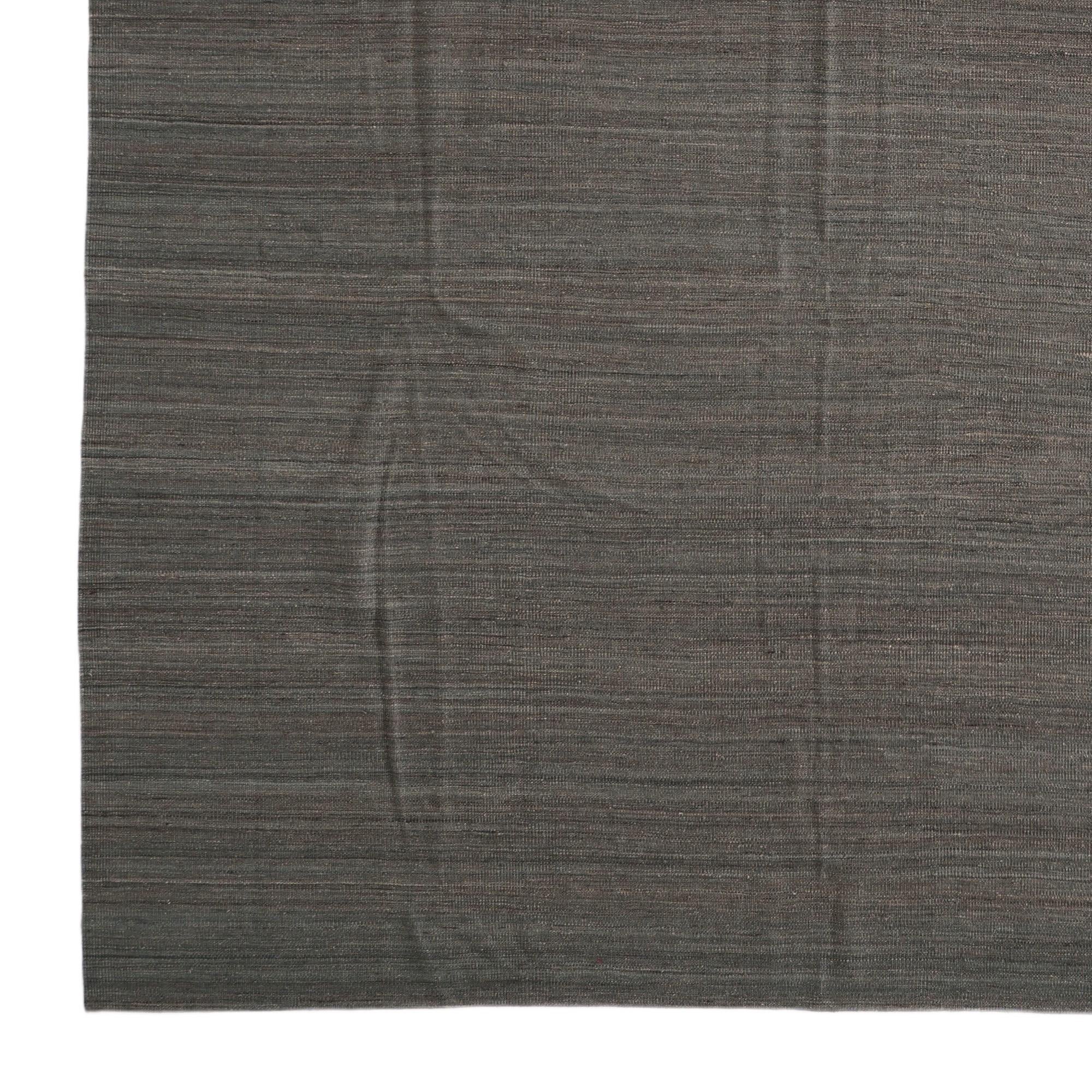 11' 1 x 15' 6 Hand Woven Kilim Afghan Wool Rug