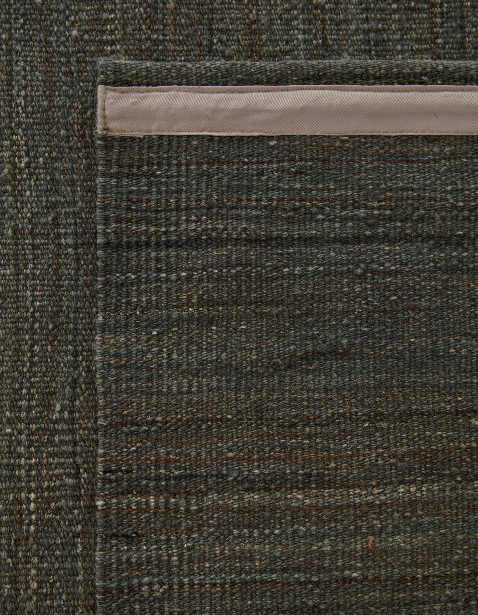 11' 1 x 15' 6 Hand Woven Kilim Afghan Wool Rug