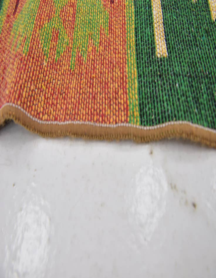 Detail image of 5' x 7' 10  Hand Woven Kilim Dhurrie Wool Rug