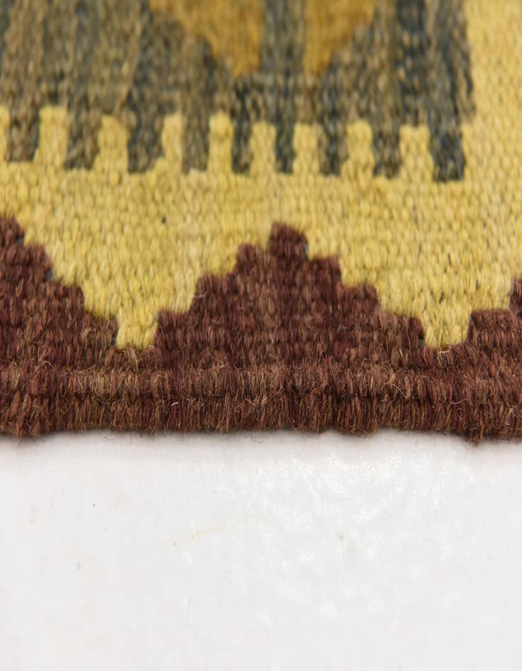 Detail image of 3' 6 x 5' 5  Hand Woven Kilim Maymana Wool Rug