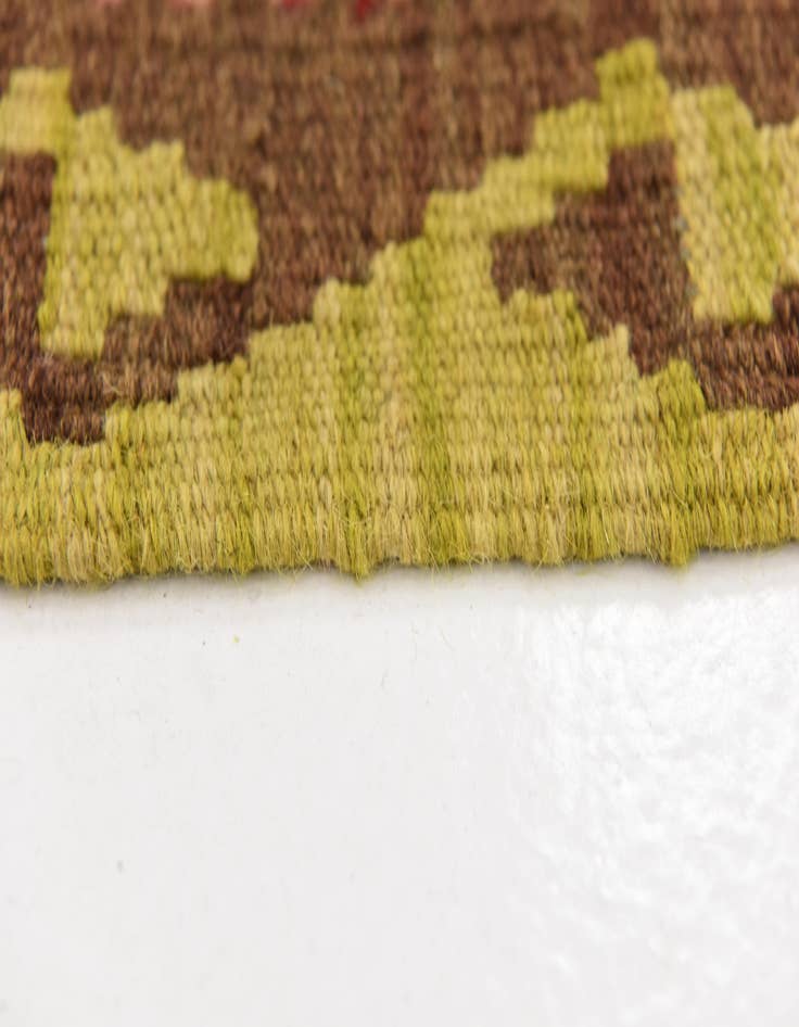 Detail image of 3' 7 x 6' 5  Hand Woven Kilim Maymana Wool Rug