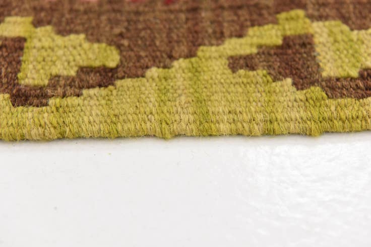 Detail image of 3' 7 x 6' 5 Hand Woven Kilim Maymana Wool Rug