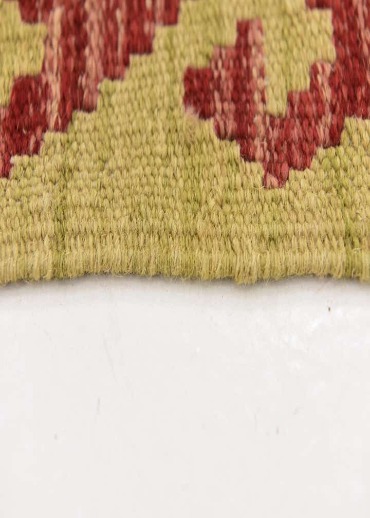 3' 2 x 6' 4 Hand Woven Kilim Maymana Wool Rug