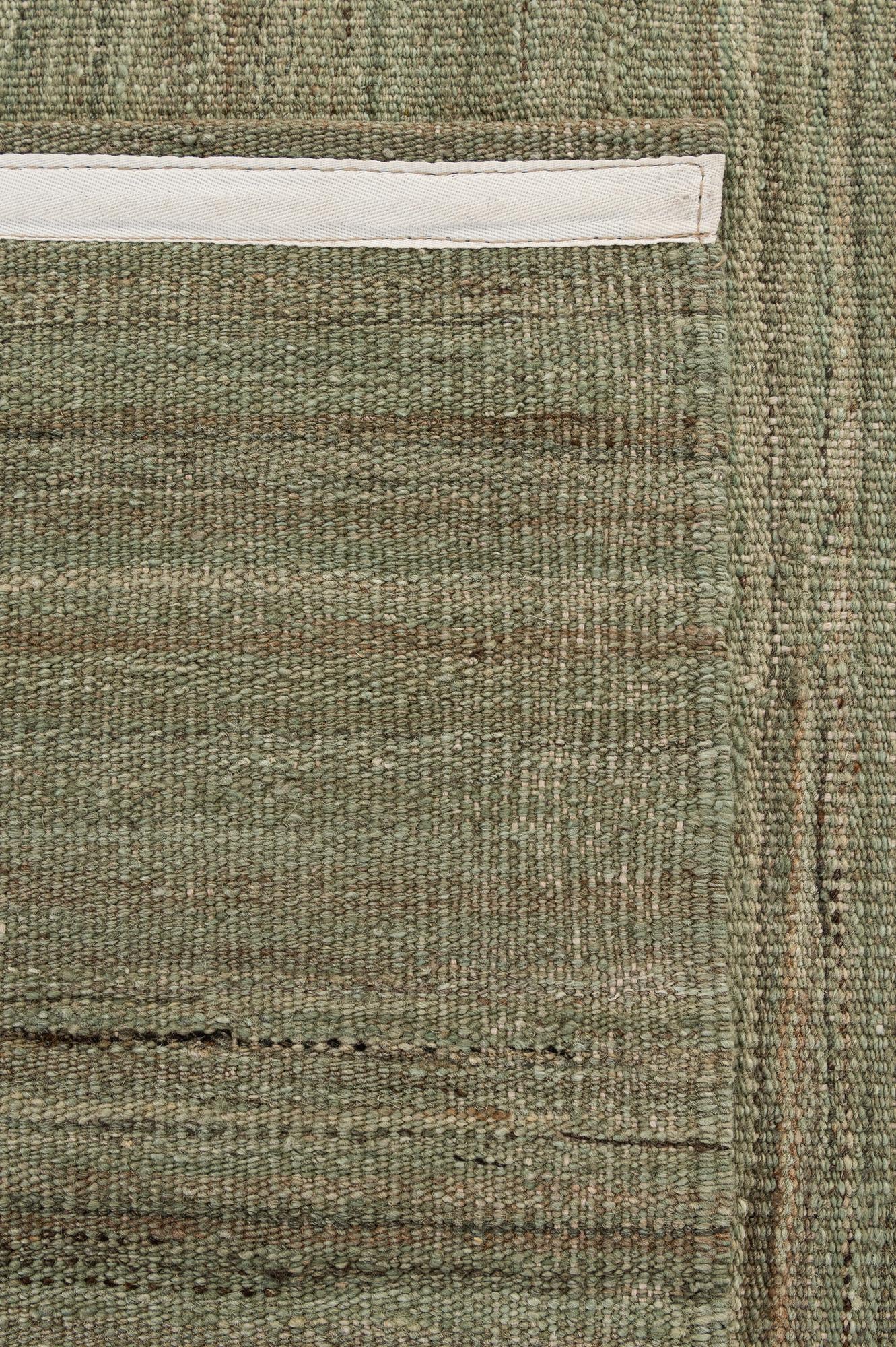 5' 10 x 7' 11 Hand Woven Kilim Modern Wool Rug