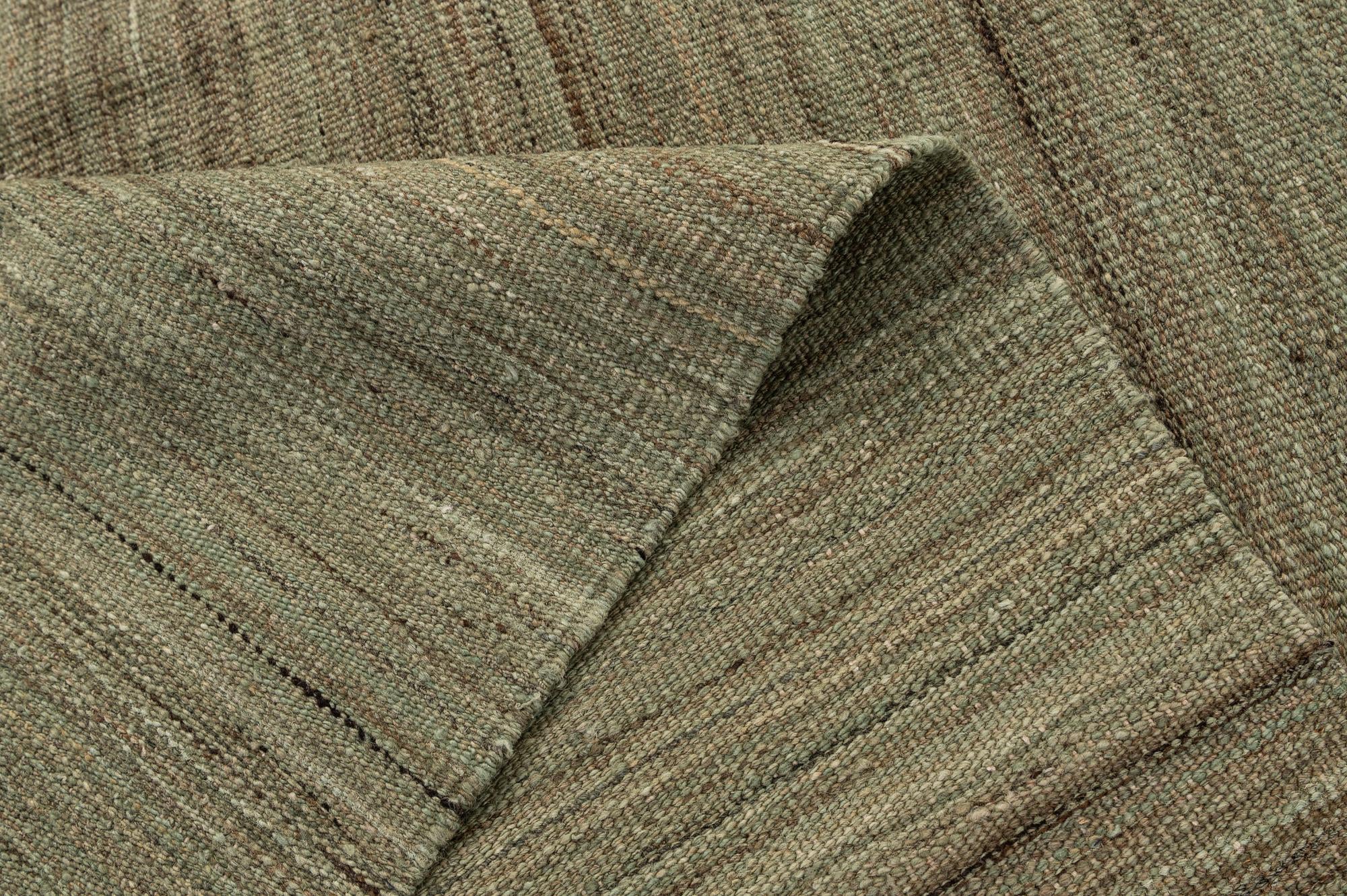 5' 9 x 7' 9 Hand Woven Kilim Modern Wool Rug
