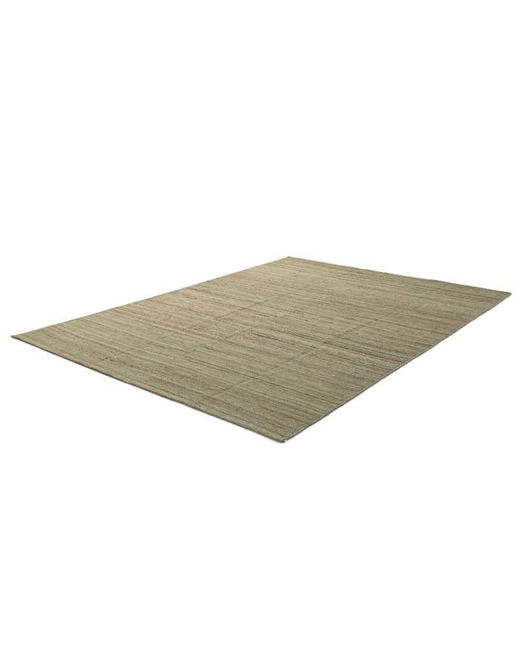 Detail image of 6' 4 x 9' 1 Hand Woven Kilim Modern Wool Rug