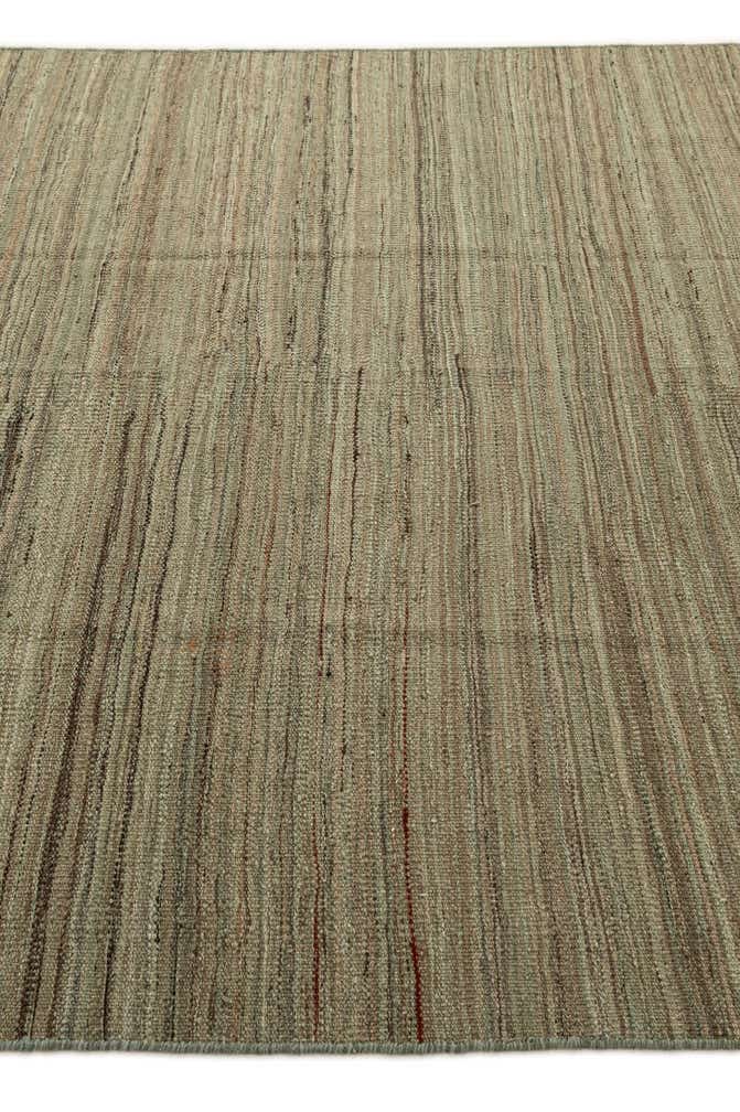 6' 4 x 9' 1 Hand Woven Kilim Modern Wool Rug