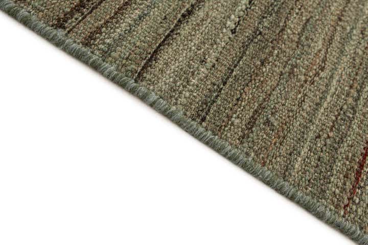 6' 4 x 9' 1 Hand Woven Kilim Modern Wool Rug