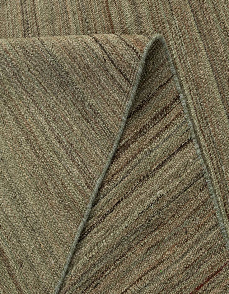 Detail image of 6' 4 x 9' 1  Hand Woven Kilim Modern Wool Rug