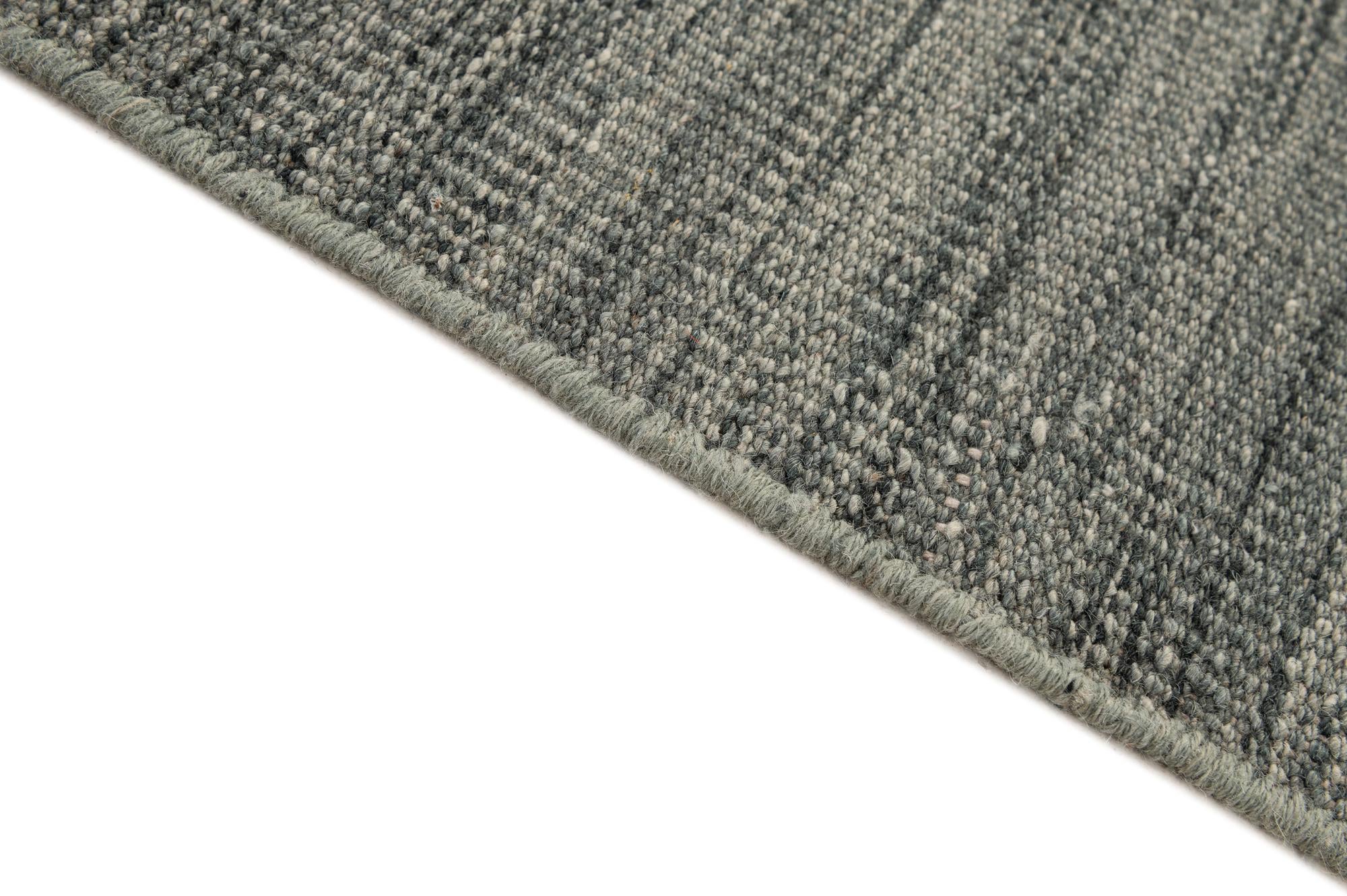 6' 3 x 9' 5 Hand Woven Kilim Modern Wool Rug