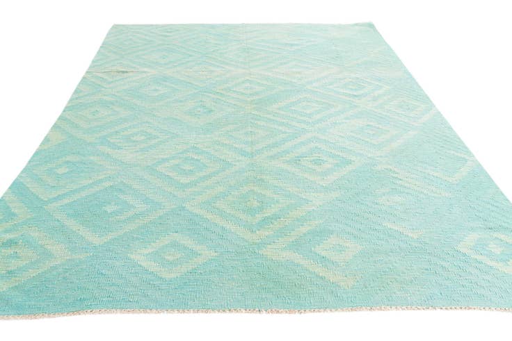 Detail image of 5' 10 x 7' 10 Hand Woven Kilim Modern Wool Rug